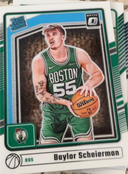 2024-25 Donruss Optic #263 Baylor Scheierman — front