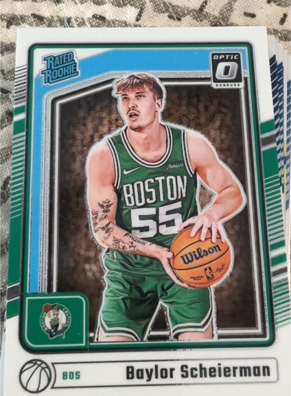 2024-25 Donruss Optic #263 Baylor Scheierman — front