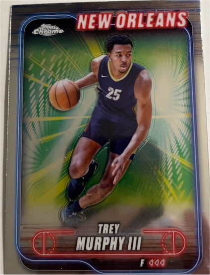 2024-25 Topps Chrome #144 Trey Murphy III — front