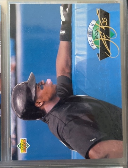 1993 Upper Deck On Deck #D24 Frank Thomas — front