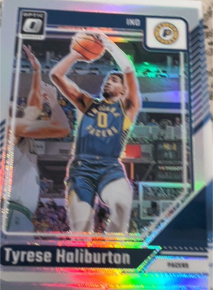 2024-25 Donruss Optic #215 Tyrese Haliburton — front