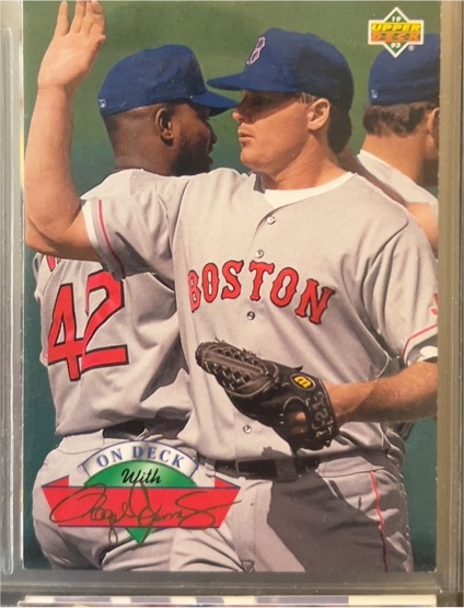 1993 Upper Deck On Deck #D9 Roger Clemens — front