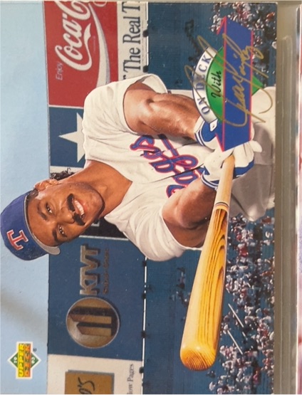 1993 Upper Deck On Deck #D12 Juan Gonzalez — front
