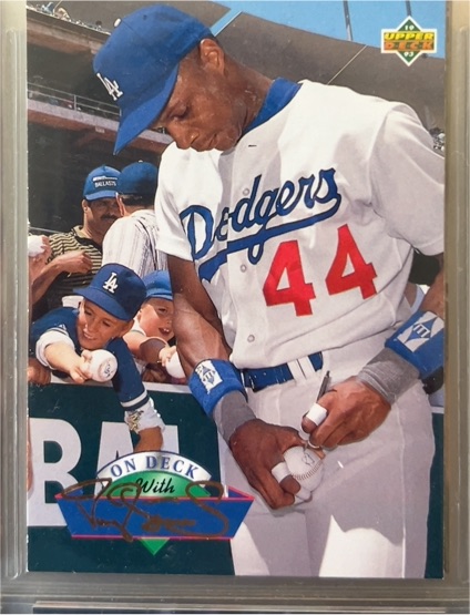 1993 Upper Deck On Deck #D23 Darryl Strawberry — front