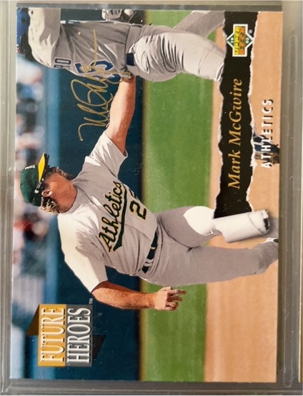 1993 Upper Deck #60 Mark McGwire Future Heroes — front