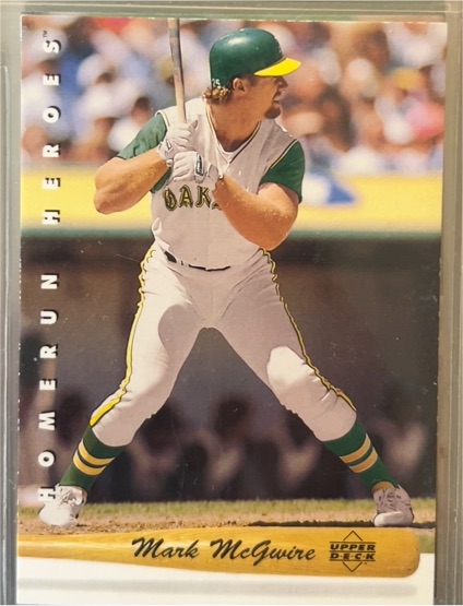 1993 Upper Deck #HR2 Mark McGwire Home Run Heroes — front