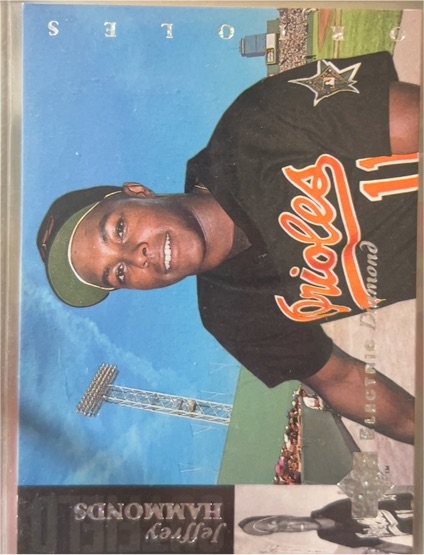 1994 Upper Deck #210 Jeffrey Hammonds Electric Diamond Baltimore Orioles — front