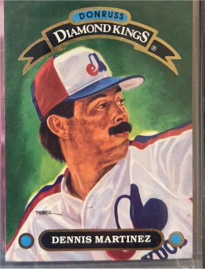 1992 Donruss Diamond Kings #DK-24 Dennis Martinez — front