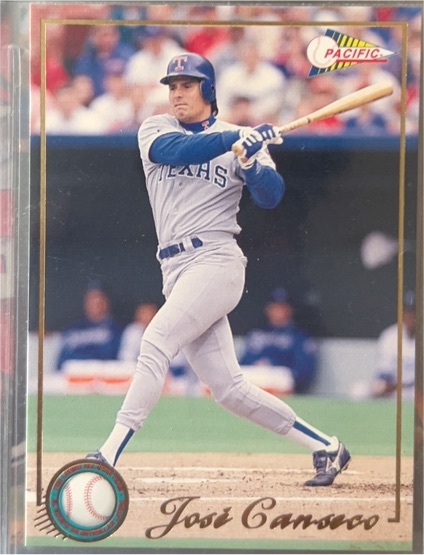 1994 Pacific #15 Jose Canseco — front