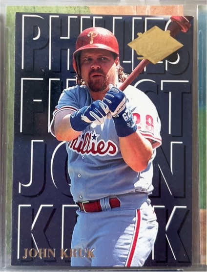1994 Fleer Ultra Phillies Finest #9 John Kruk — front