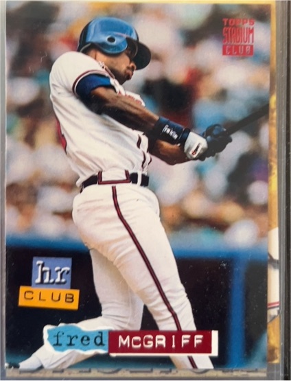 1994 Topps Stadium Club #264 Fred McGriff — front