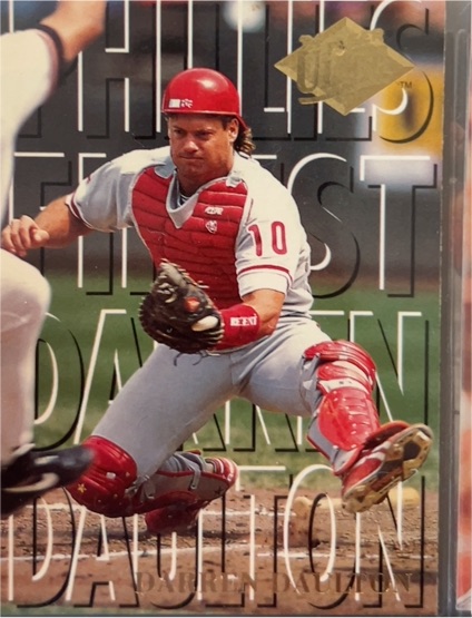 1994 Fleer Ultra Phillies Finest #3 Darren Daulton — front