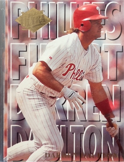 1994 Ultra Phillies Finest #4 Darren Daulton — front