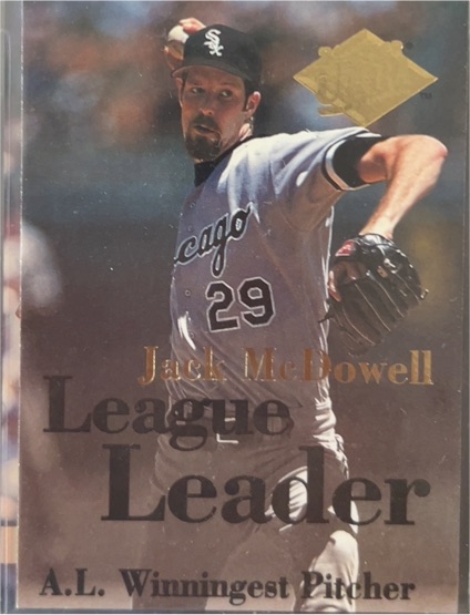 1994 Fleer Ultra #4 Jack McDowell League Leader — front