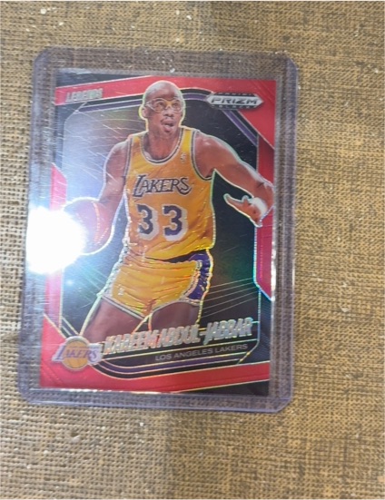 2024-25 Panini Prizm Black #270 Kareem Abdul-Jabbar — front