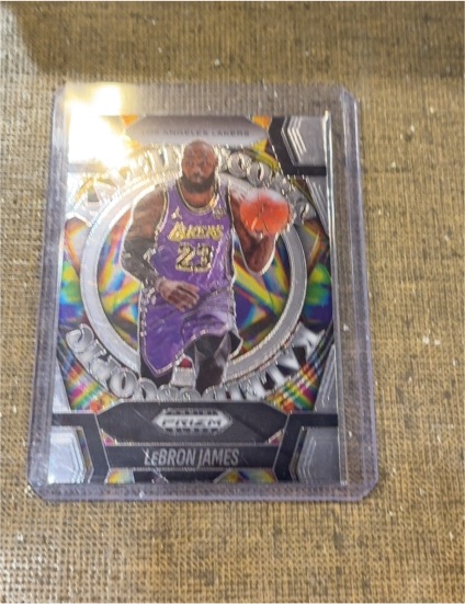2024 Panini Prizm Black #23 LeBron James — front