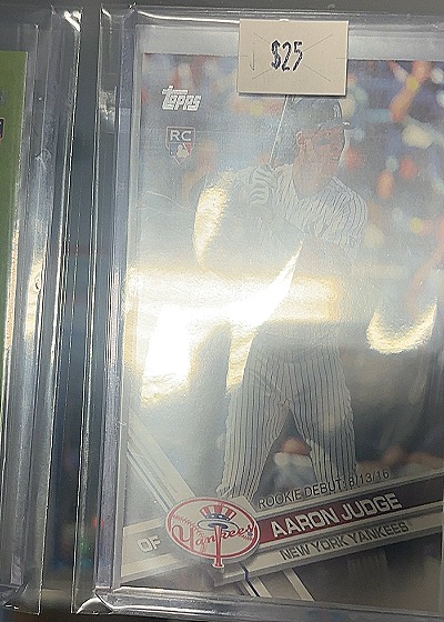 2017 Topps #316 Aaron Judge Rookie Debut — front