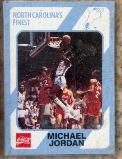 1989 Collegiate Collection Coca-Cola North Carolina's Finest #13 Michael Jordan — front