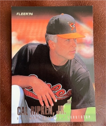 1996 Fleer #20 Cal Ripken Jr. — front