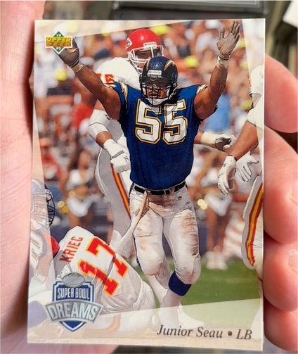 1993 Upper Deck NFL Experience #50 Junior Seau — front