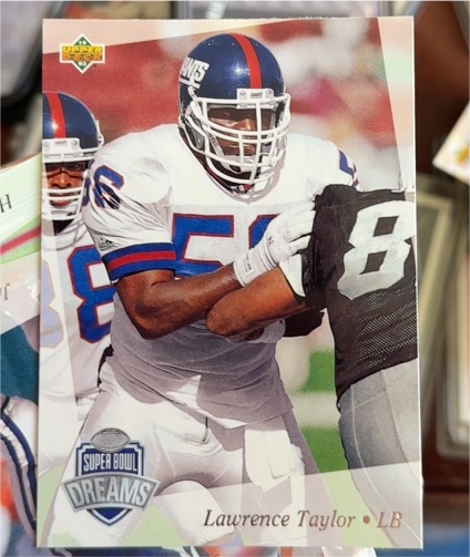 1993 Upper Deck NFL Experience #40 Lawrence Taylor — front