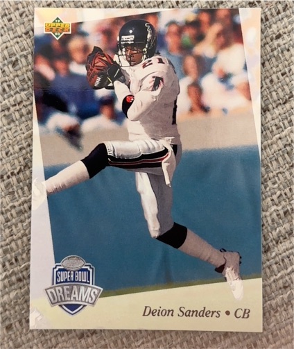 1992 Upper Deck Super Bowl Dreams #26 Deion Sanders — front