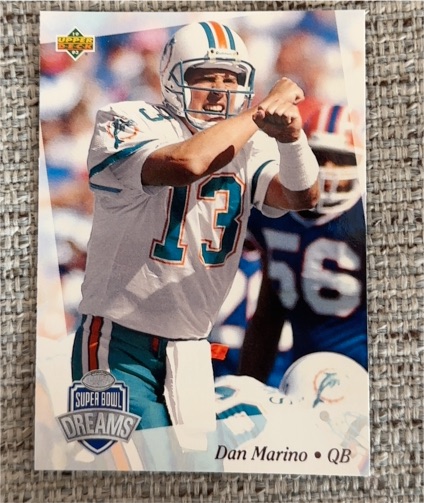 1992 Upper Deck Super Bowl Dreams #22 Dan Marino — front