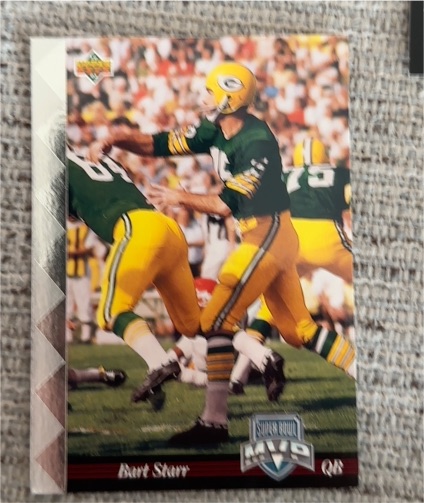 1993 Upper Deck Football Super Bowl MVP #3 Bart Starr — front