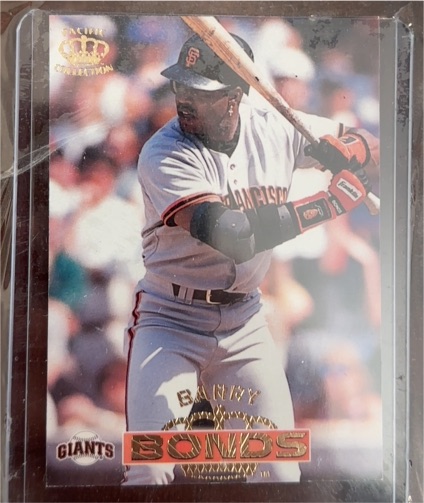 1996 Pacific Crown Collection #202 Barry Bonds — front