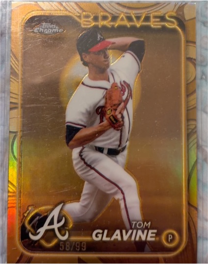 2024 Topps Chrome #63 Tom Glavine — front