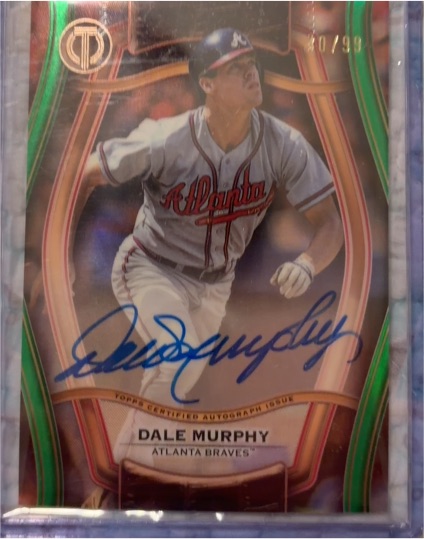 2025 Topps Tribute Pillars of the Game Autographs Dale Murphy #PTGA-DMU — front