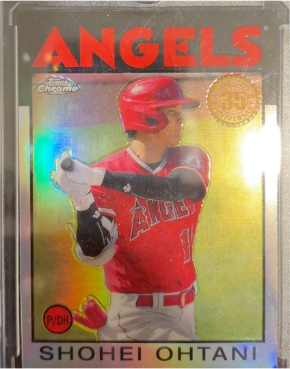 2021 Topps Chrome 35th Anniversary #86BC-9 Shohei Ohtani — front