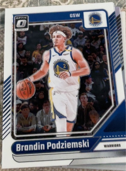 2024-25 Donruss Optic #36 Brandin Podziemski — front