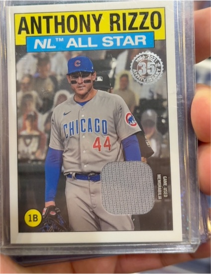 2021 Topps 1986 All Star #86ASR-AR Anthony Rizzo — front