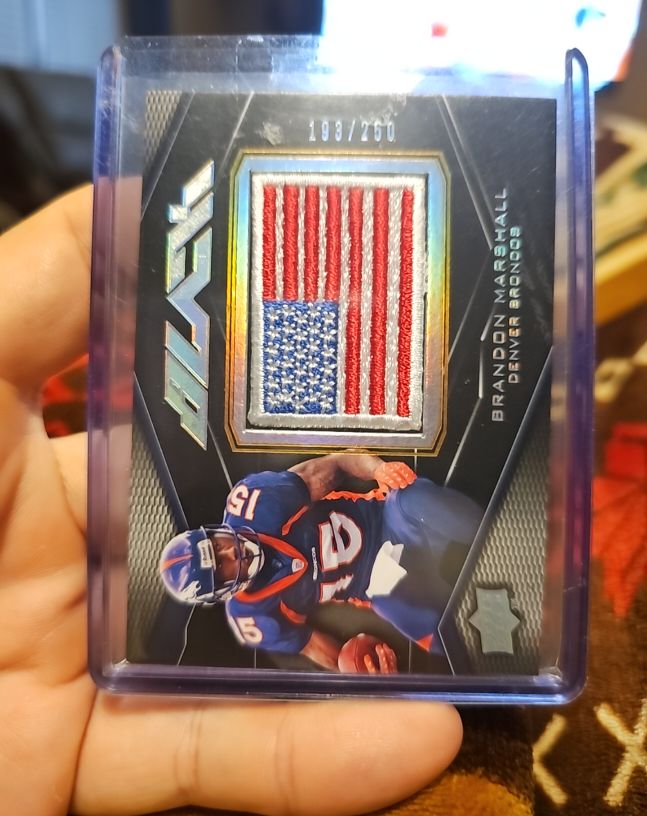 2009 Upper Deck Black #JQQ7F Brandon Marshall — front