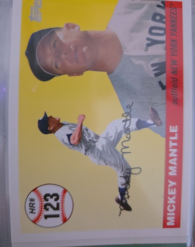 2006 Topps #123 Mickey Mantle — front