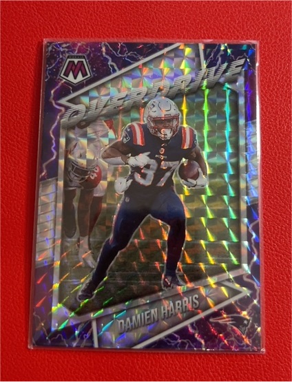 2021 Panini Mosaic Overdrive #OV-23 Damien Harris — front