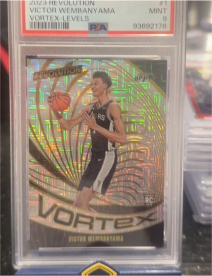 2023-24 Panini Revolution #1 Victor Wembanyama Vortex Levels — front