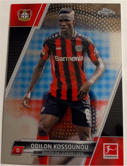 2021-22 Topps Chrome Bundesliga #68 Odilon Kossounou — front