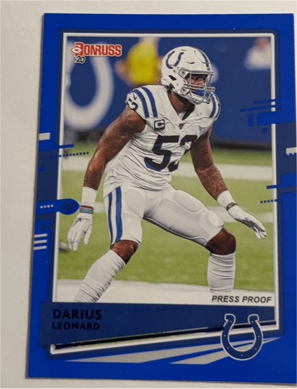 2020 Donruss #119 Darius Leonard — front
