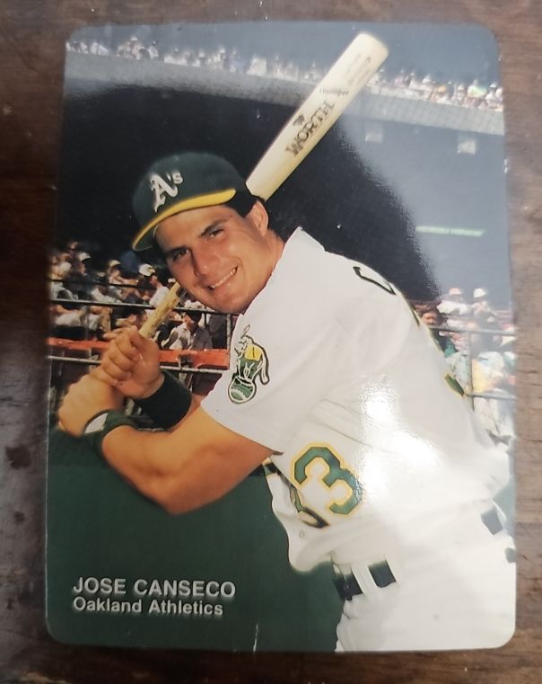 1990 Mother's Cookies #3 Jose Canseco — front