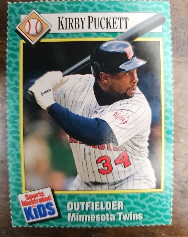 1990 Sports Illustrated for Kids #167 Kirby Puckett — front