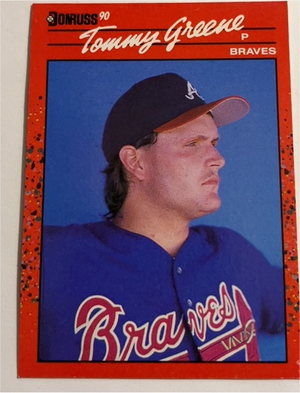 1990 Donruss #576 Tommy Greene — front
