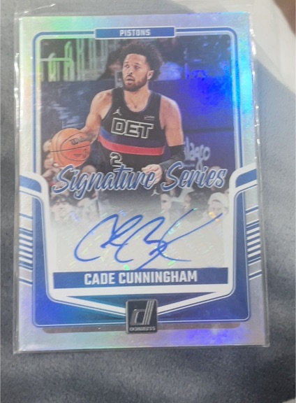2024-25 Panini Donruss Signature Series #SS-CUN Cade Cunningham — front