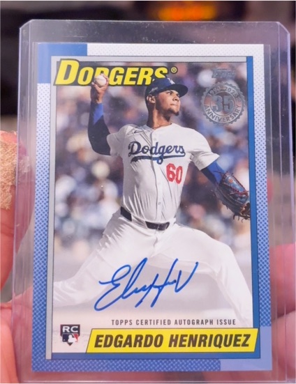 2025 Topps Update #90B2-EHE Edgardo Henriquez — front