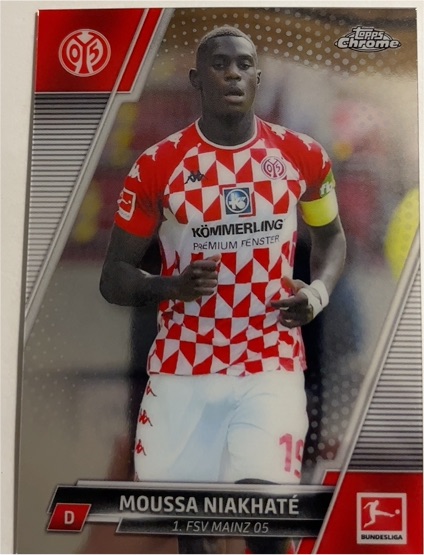 2021-22 Topps Chrome Bundesliga #73 Moussa Niakhaté — front