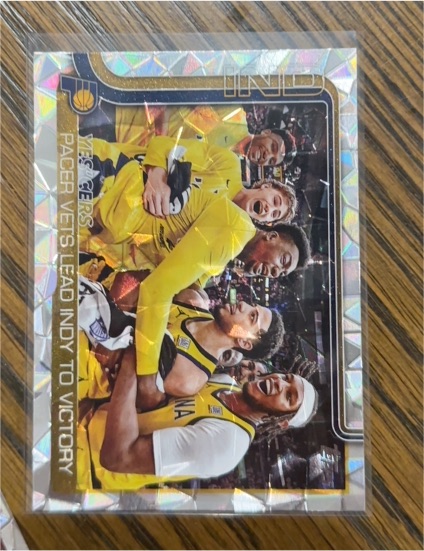 2025-26 Topps #280 Yes'Cers: Pacer Vets Lead Indy To Victory — front