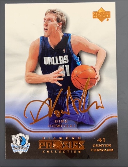 2004-05 Upper Deck Pro Sigs Diamond Collection #16 Dirk Nowitzki — front