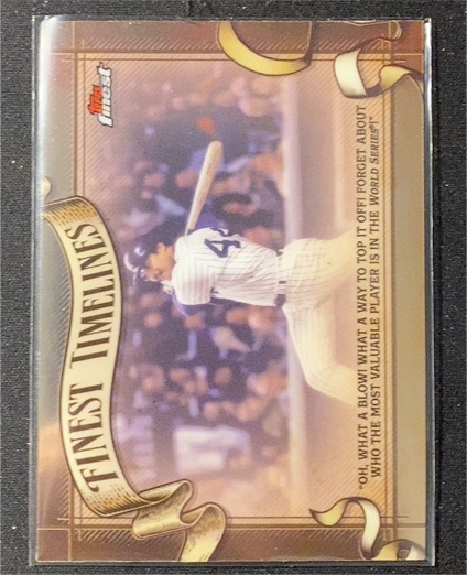 2025 Topps Finest #FT-15 Reggie Jackson Finest Timelines — front