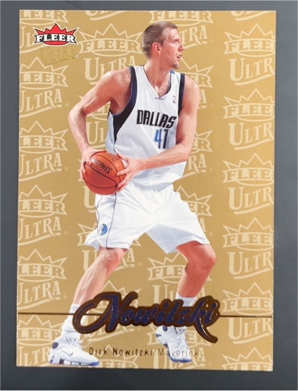 2007-08 Fleer Ultra Gold Medallion #34 Dirk Nowitzki — front